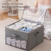 Home Clothing Storage Box Multi Functional Large-Capacity Wardrobe Folding Storage Box For Clothes With Compartments And Lids