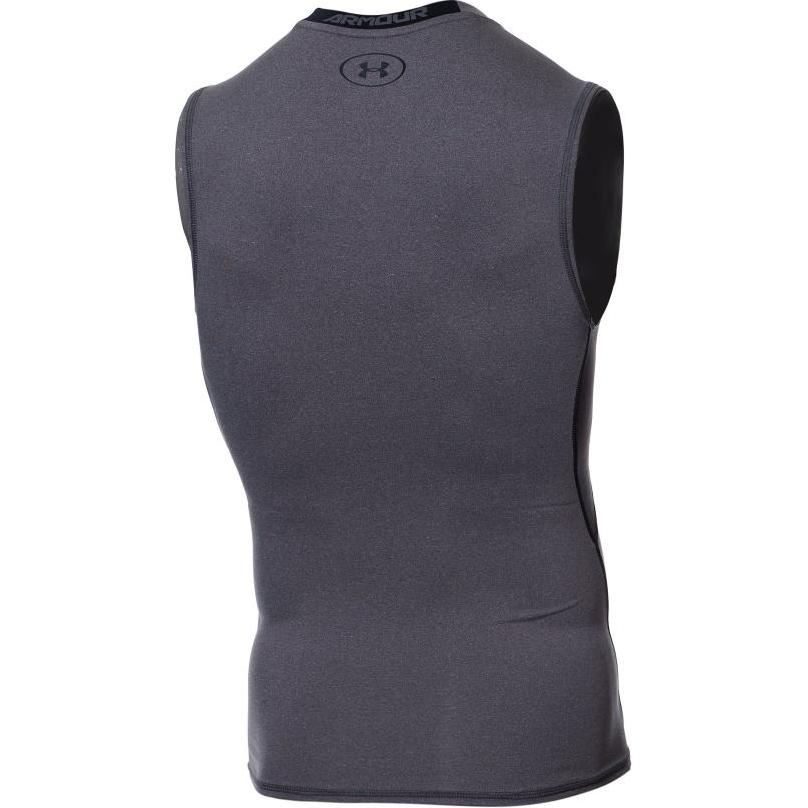 Under Armour Жилет-пуловер с круглым вырезом и сплошным логотипом, мужские жилеты, серый 1358548-019