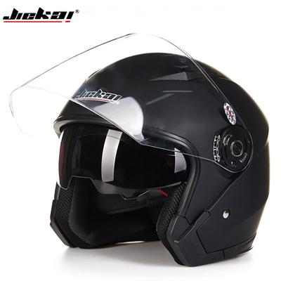 НОВЫЙ мотоциклетный электрический велосипедный шлем Four Seasons DoubleLenses Racing Half Helmets Мотоциклетный шлем Medio Casco