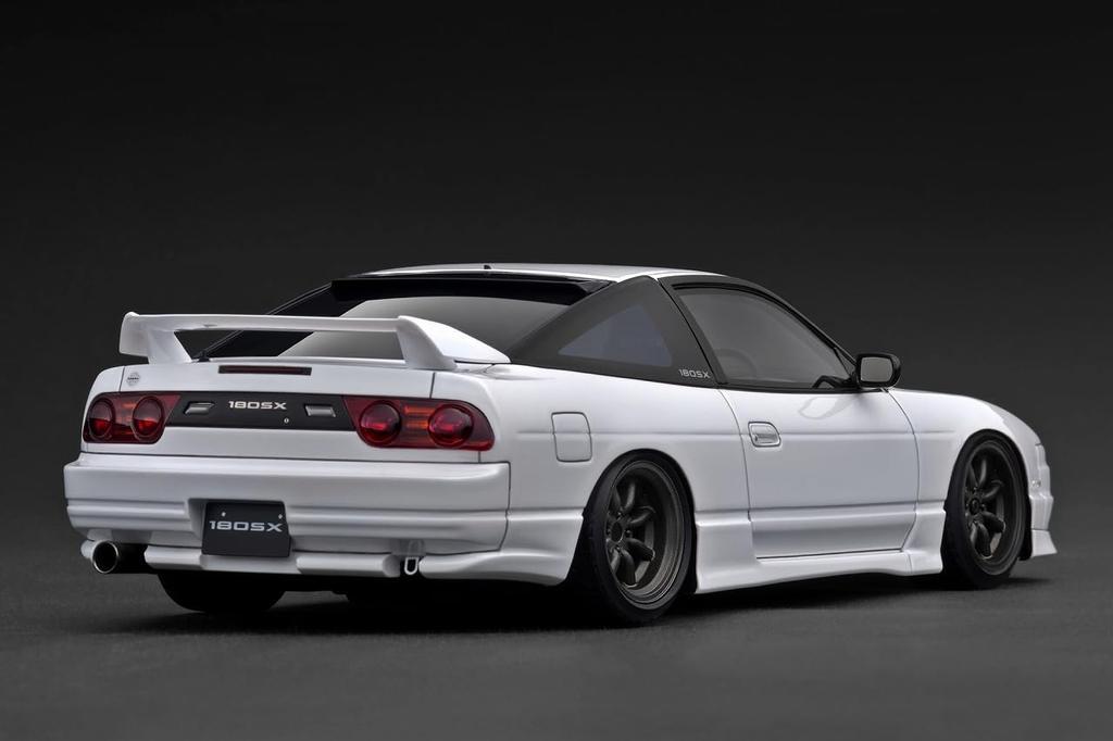 Ignition Model Scale Nissan 180SX TYPE X Finished IG3760 TK.Company 1/18 (RPS13) White, Product,