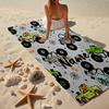 Custom Name Ultra-Soft Beach Towel with Truck Theme,Ideal for Pool - Camping, Diving - Perfect Travel Essential, Vibrant Beach Towel.
