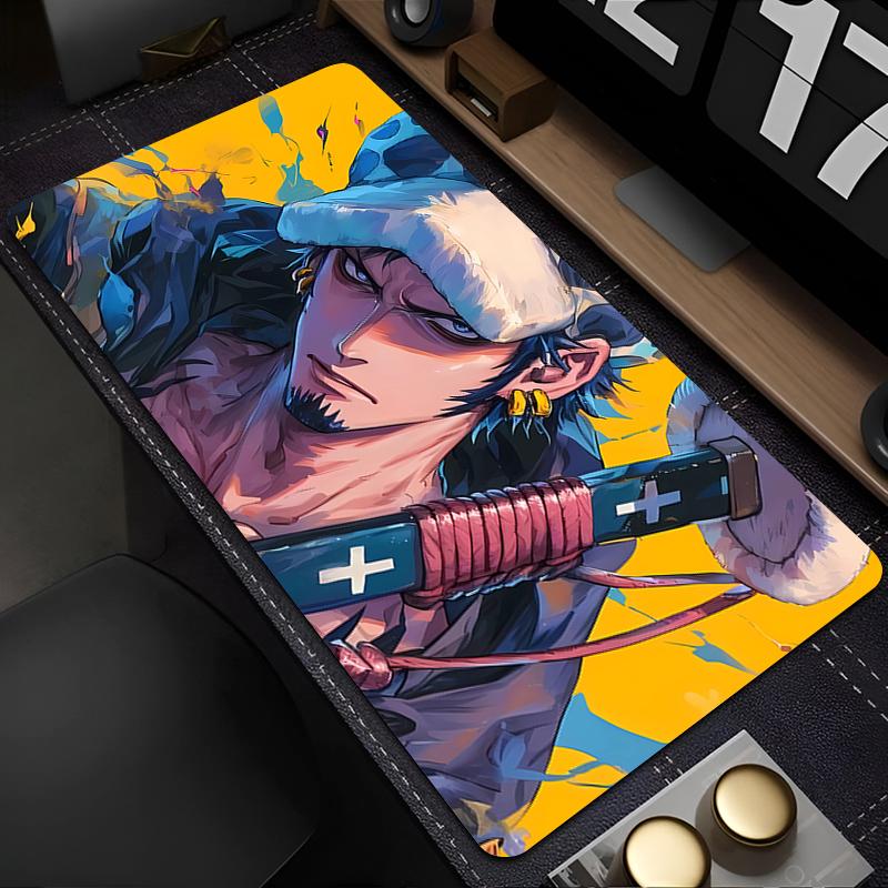 Mouse Pad one piece Law Gamer Notebook Games MousePad HD Print Keyboard Pad Large XXL Mousepad Mouse Mat Gaming Desk Mat