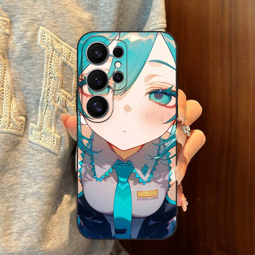 Popular Singer M-MikuS Cute Phone Case For Samsung S 24 fe 25 Ultra plus 20 lite 21 30 22 23 24 22 Ultra 5G Fundas