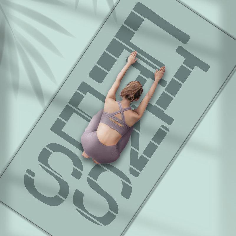 Thick, Wide, and Long Non-Slip Yoga Mat for Sit-Ups and Exercise