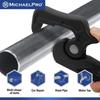Трубный ключ MichaelPro, разводной сантехнический ключ, диаметр до зажима, разводной ключ с поворотной головкой, саморегулирующийся, 14 дюймов, многофункциональный