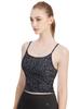 Loopa Daily Cropped Camisole with Yoga Hot Bra Top Leopard Size L Cups, Wear, Yoga, Fitness, / Gray,