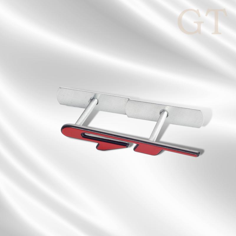 3D Металлическая решетка GT Значок Передний Эмблема Задний Багажник Наклейка на Кузов Для Peugeot 208 306 307 Kia K3 K5 K9 Hyundai Venu Kona Аксессуар