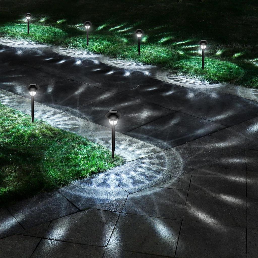 Солнечный уличный светильник для газона, сада, крыльца и гаража