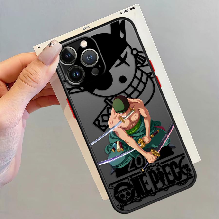 Чехол для телефона One Piece Зоро Луффи для iPhone XR XS X 14 15 Pro Max 6s 11 Pro Max 16 Pro 13 Pro 16e 7 8 SE SE 12 Mini Чехол из ТПУ