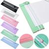 Scrapbook Trimmer A4 Precision Paper Photo Cutters Guillotine Scrapbook Cutting Mat Machine with Pull-out Ruler Office Supplies
