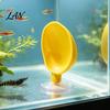 Bubble Nesting Spot Betta Hammock Shell with Suction Cup, Safe Resting Bed, Small Tropical Fish Accessory Hide, for Tank Decor Stress Relief