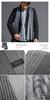 Шарф Cashmee Cashmere в полоску, однослойный, двусторонний, Becrux, 100% кашемир, двухсторонний / 3-цветный (черный (ST03))