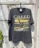 Creed 1999 Футболка унисекс с коротким рукавом Черная Khaki Vtg KH12675