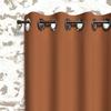 Blackout Curtain with Eyelets 135x250 Cm BOHEME Terra, by Soleil Ocre