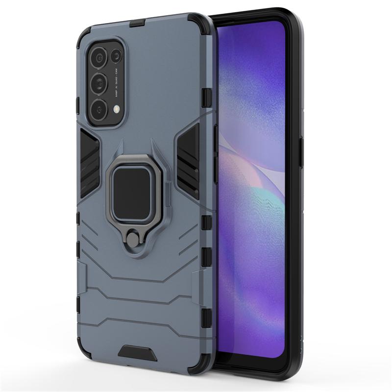 Для чехла Oppo Reno 5 5G Бампер Броня Магнитная присоска Подставка Полная защита Для чехла-накладки Oppo Reno 5 5G Для Oppo Reno5 5G 6,43 дюйма