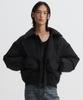 Dnsr Flight Crop Duck Down Padded Jumper Black