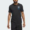 Adidas Originals T Shirts Men's Black Crew Neck Moderate Straight Fit IJ0981