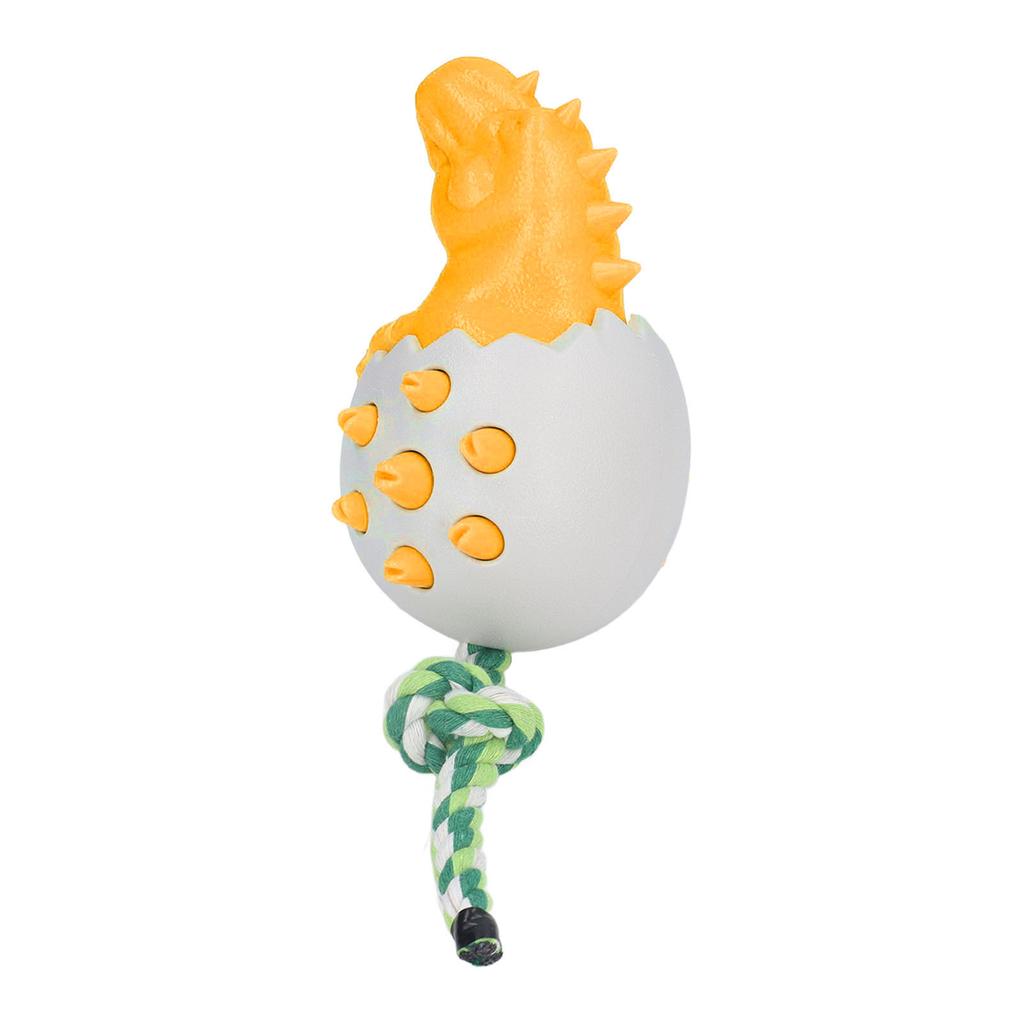 Dinosaur Egg Dog Chew Toys Bite Resistance Dog Toothbrush Chew Toys for Dog Dental Care