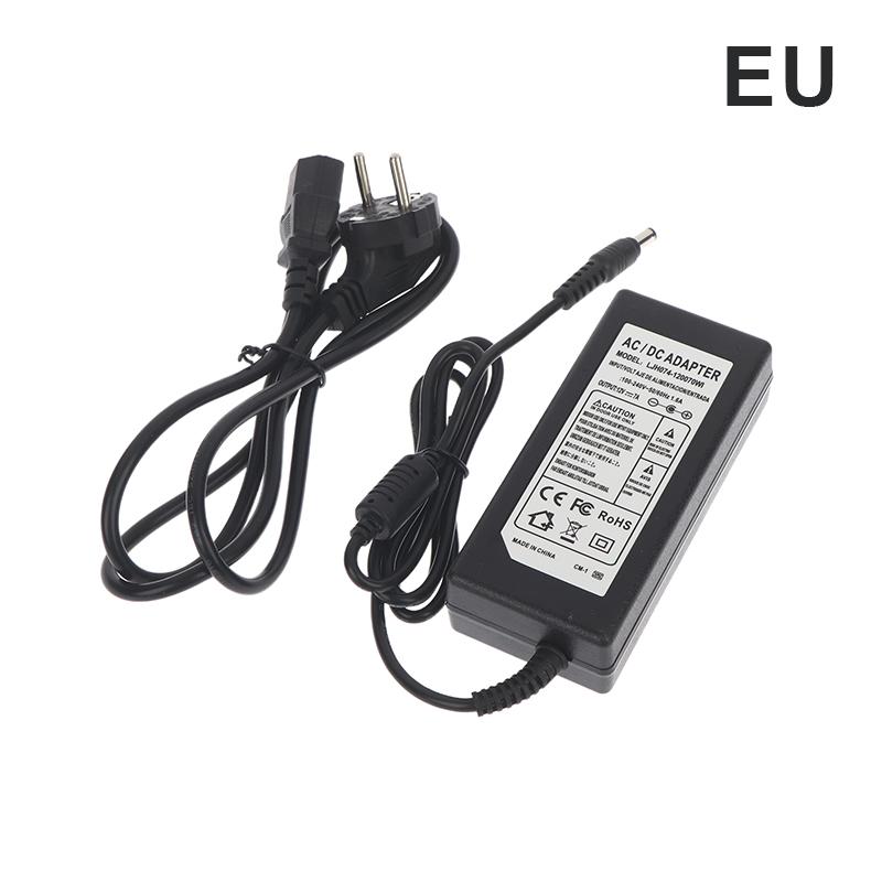 Household EU US Plug DC12V LED Power Supply 1A 2A 3A 4A 5A 6A 7A 8A Switch Transformer For WS2811 WS2815 LED Strip Light Adapter