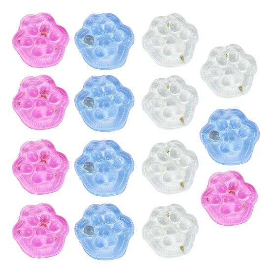 Прозрачная сжимаемая игрушка Квадратный кубик льда/Лапка кошки Сжимаемый мячик Сенсорная игрушка Маленькая игрушка для снятия стресса Fidget Toy для взрослых