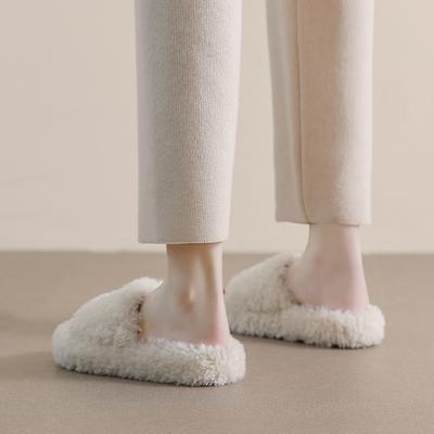 Weiwei girl 008 Mao Mao тапочки женская одежда осень и зима бархатные хлопковые туфли интернет знаменитости мода обувь Mao Mao женская обувь большого размера