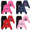Kpop Demon Hunters Girl Hoodie Pants Set With Cartoon Print For Casual Wear
