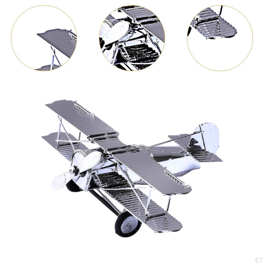 Самолет Планер Биплан Украшения Ручная работа Ретро Декоративные Подарки Железо