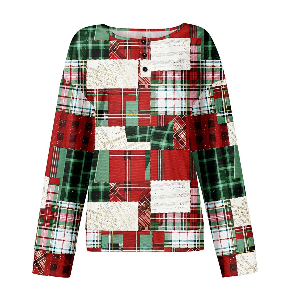 Women's Casual Shirts Long Sleeve Tops Button Up V Neck Loose Knit Fall Favorites For Women