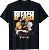 Bleach Cast and Ombre Logo Anime T-Shirt S-4XL Unisex