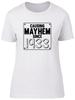 Unisexs Ladies Causing Mayhem since 1933 Birthday Fitted TShirt