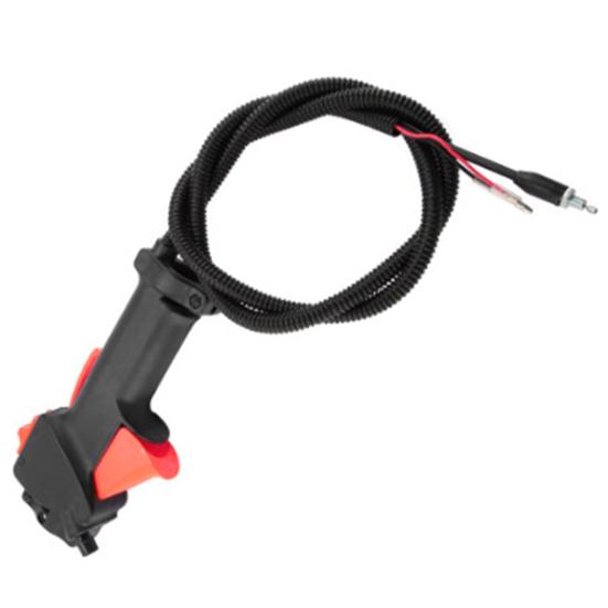 Handle Switch Durable Freely Retractable Strong Sturdy Stable Good Compatibility Plastic Grass Trimmer Throttle Control Handle with Switch for Garden