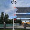 Светодиодный прожектор на высокой мачте Jundingying Outdoor с двумя головками
