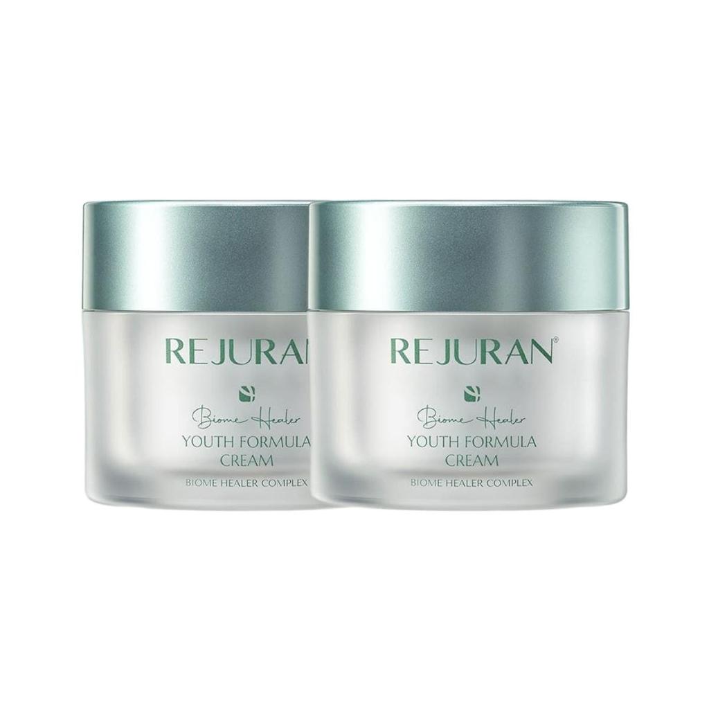 REJURAN Healer Biome Healer Youth Formula Cream 50ml (Set of 2) Microbiome Strengthening & Firming Face Moisturizer Duo