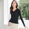 Handu Yishe Women's Slim-Fit V-Neck Knit Pullover Sweater