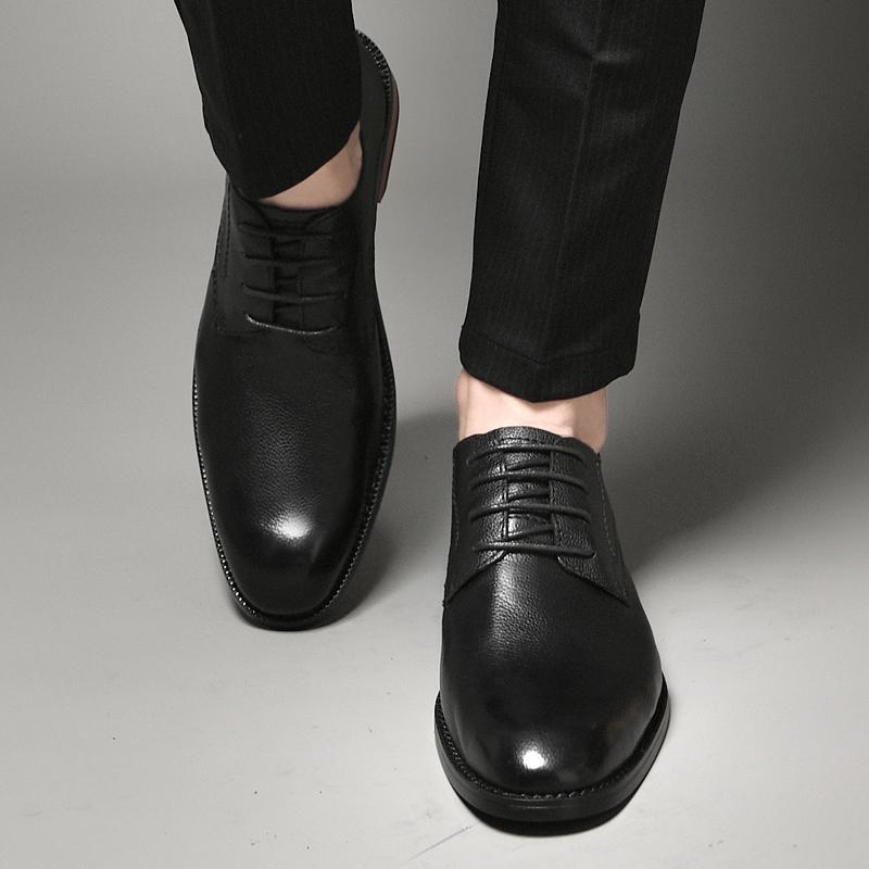 Casual Slip On Formal Leather Men Shoes Men Italian Black Male Loafers Men Shoes Wedding Party Dress Shoes