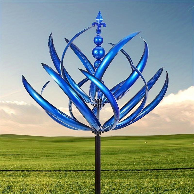 Harlow Wind Spinner Rotator Железный подземный ветряной сад Harlow Wind Spinner Rotator Украшение для домашнего сада