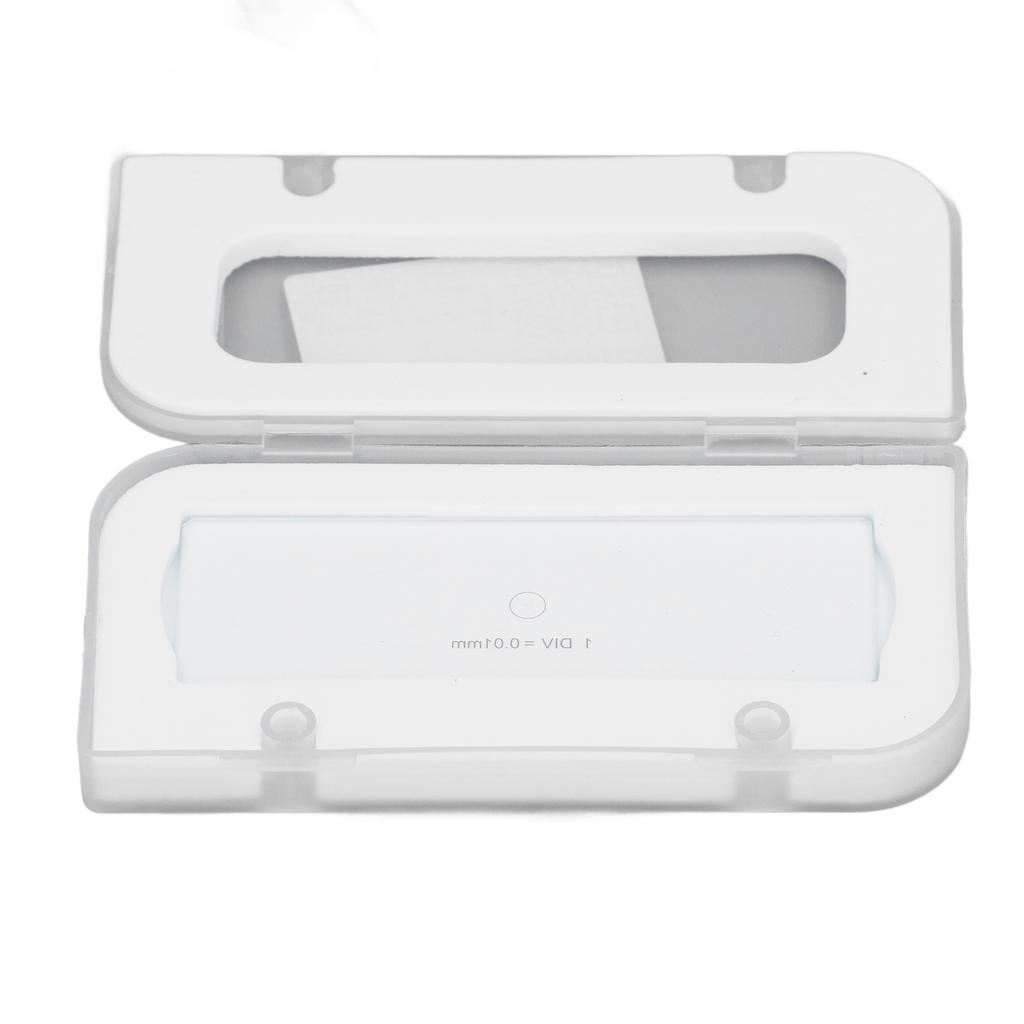 0,01 мм Сценический микрометр Калибровочный слайд для микроскопа с камерой Оптическое стекло для калибровки микроскопа