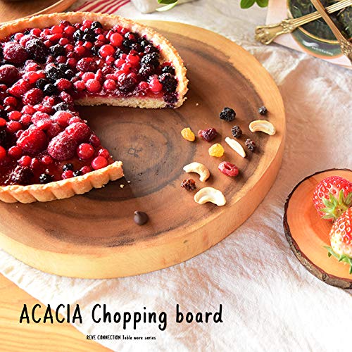 WRAPS ACACIA Acacia Cutting Board, Round, Medium, SS0223M