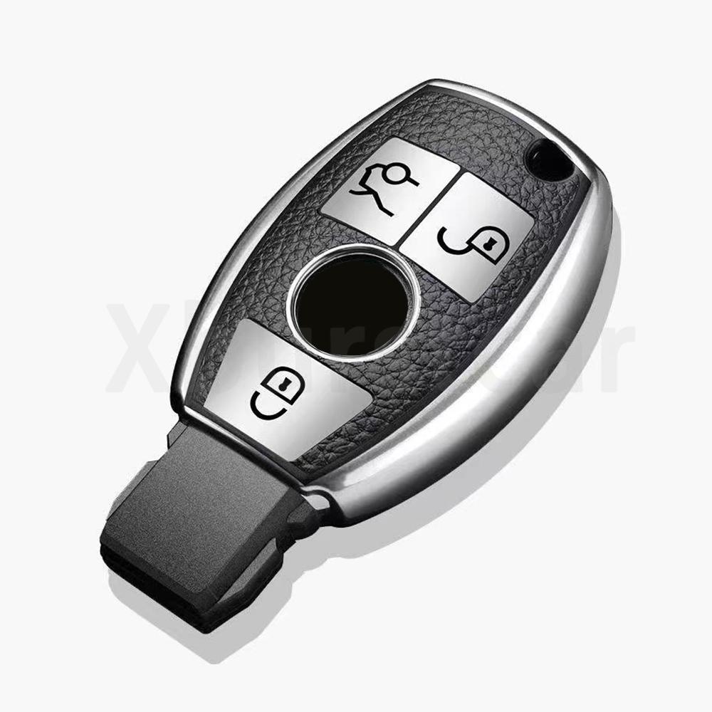 Кожаный ТПУ чехол-брелок для ключа автомобиля для Mercedes Benz A B C E Class GLS GLA GLK GLC CLS CLA AMG W204 W205 W212 W463 W176