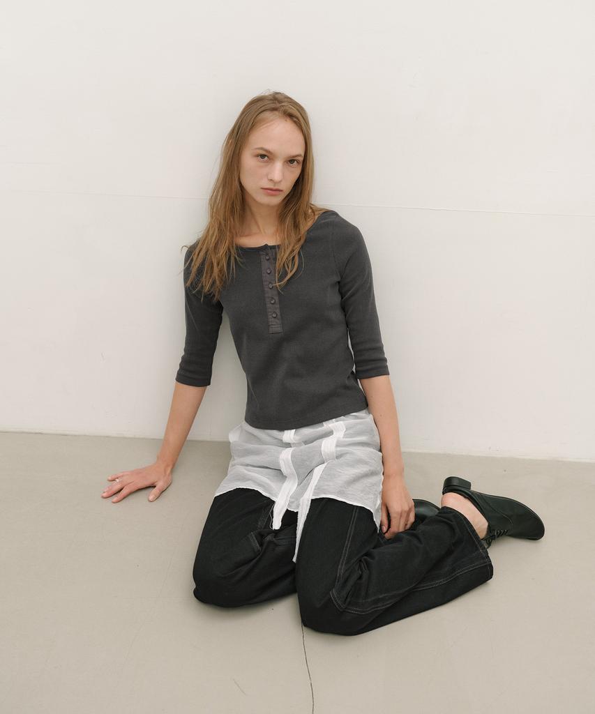 Топ Henley Loutaideu [Угольный]