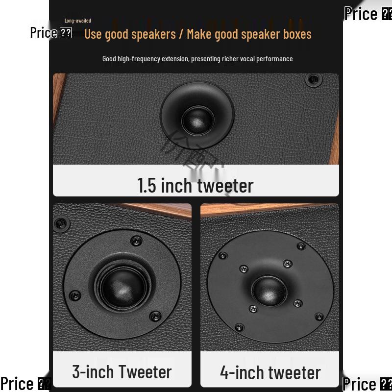 1,5", 3", 4" HiFi Аудиофильский Шелковый Купольный Твитер DIY Комплект Динамиков