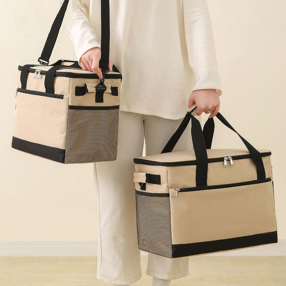 Сумка для пикника на 4-6 часов, сохраняющая тепло, переносная, термоизолированная, сумка для ланча, сумка для еды, кондитерские изделия