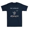 He Is Rizzin Funny Jesus Play Basketball Christian Religious Vintage Unisex Tshirt