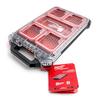 Milwaukee 4932471065 932471065 Packout Compact Slim Organizer, Black/Red
