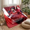 Cristiano Ronaldo Theme blanket Soft Flannel Blanket Plush Throw Blanket Cozy Sofa Bed Blanket for Home Decor