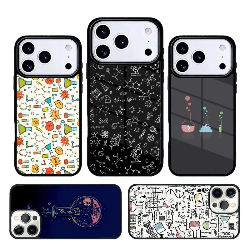 Наука Химия Формулы мягкий Чехол для телефона Для iPhone 17 AIR 16 Pro Max 15 14 Pro 11 12 13 Ударопрочный Силиконовый Чехол