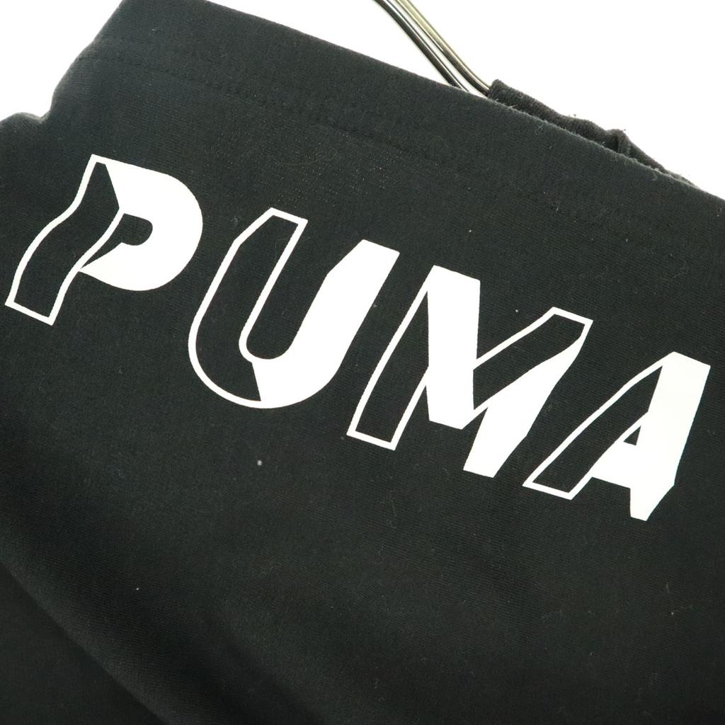 Косметика PUMA однотонная Толстовка с длинным рукавом и молнией 63" черная Детская Б/У