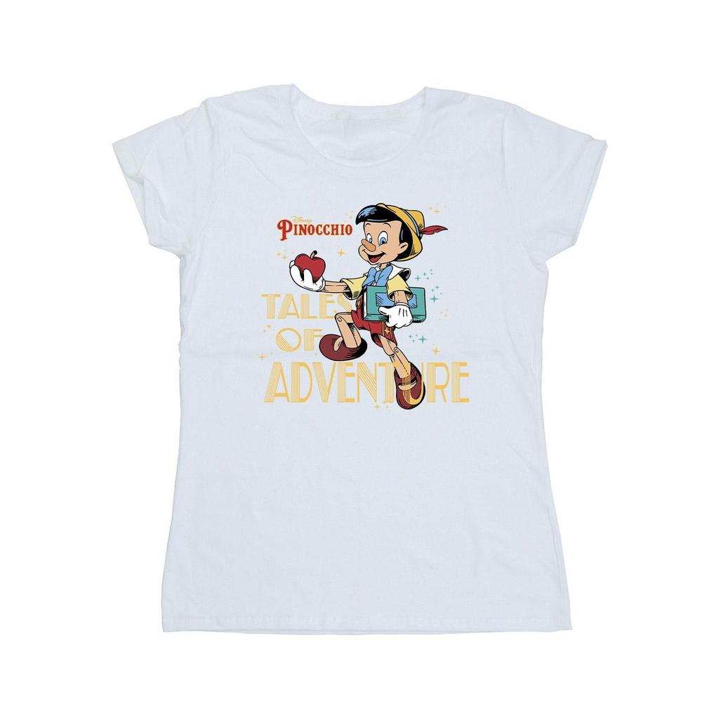 Pinocchio Womens/Ladies Tales Of Adventure Cotton Boyfriend T-Shirt