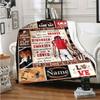 Life Is Full Of Football Shawl Blanket Personalized Name Option Soft Comfortable Stylish For Bedroom Bed Sofa Office Camping Warming Perfect Gift For