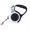 Retractable Dog Leash 3/5m One Button Lock Anti-Tangle Nylon Tape Chrome Hook Ergonomic Comfort Handle for Small Medium Dogs Out